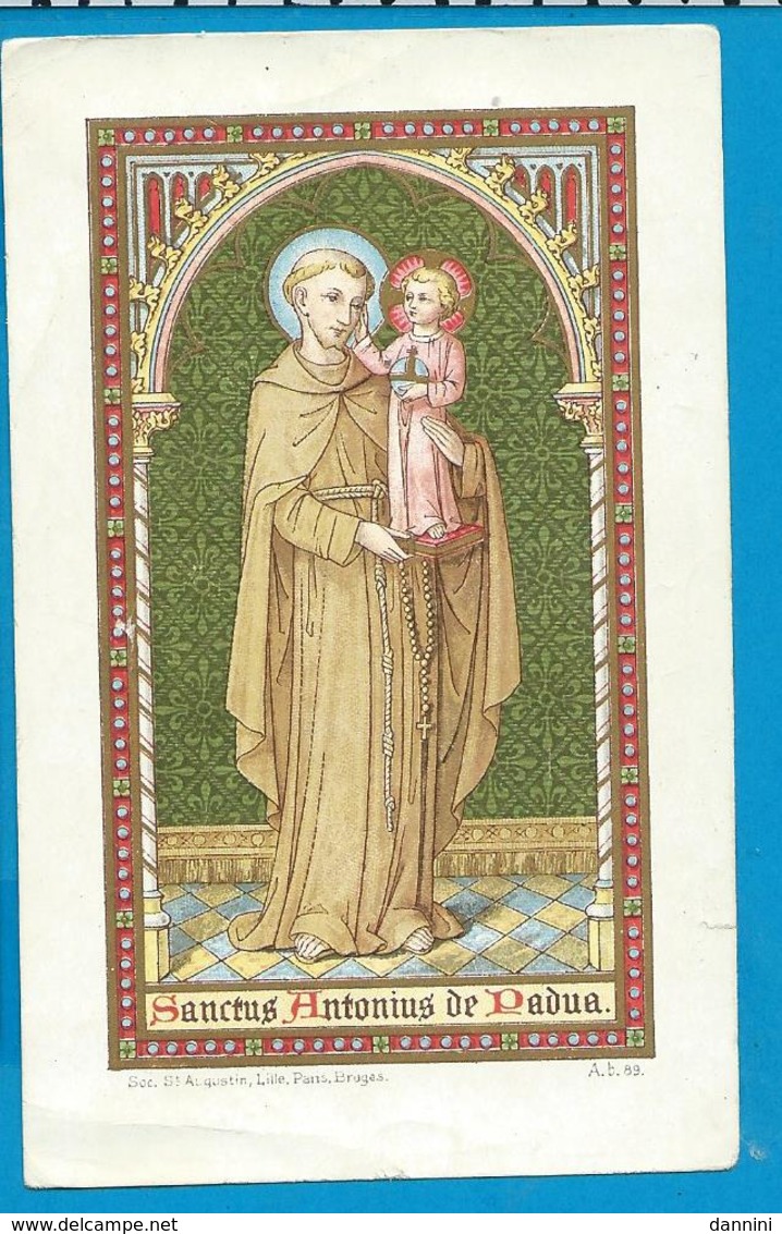 Holycard    St. Antonius V. Padua - Santini