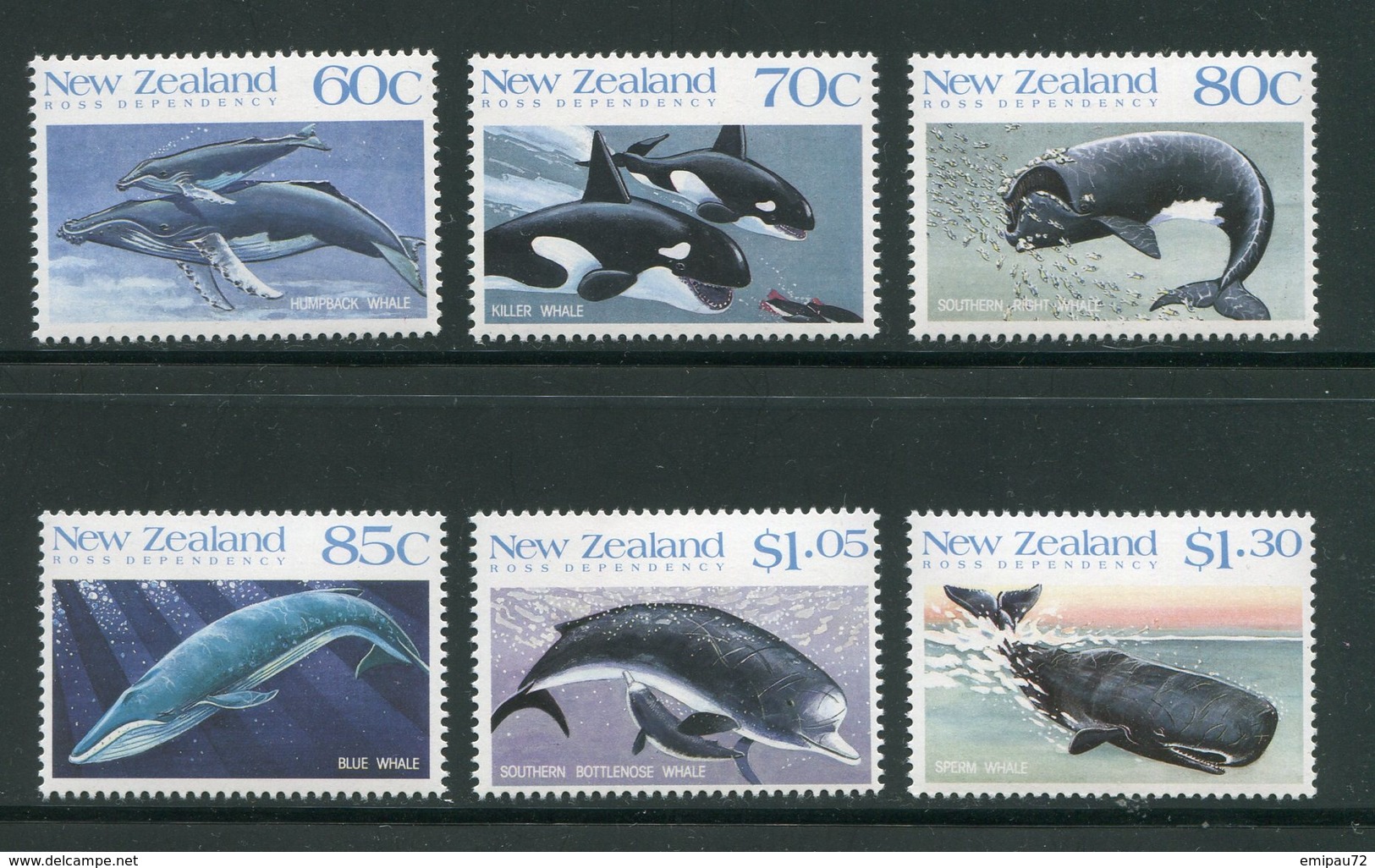 NOUVELLE-ZELANDE- Terre De Ross- Y&T N°21 à 26- Neufs Sans Charnière ** (baleines) - Ongebruikt