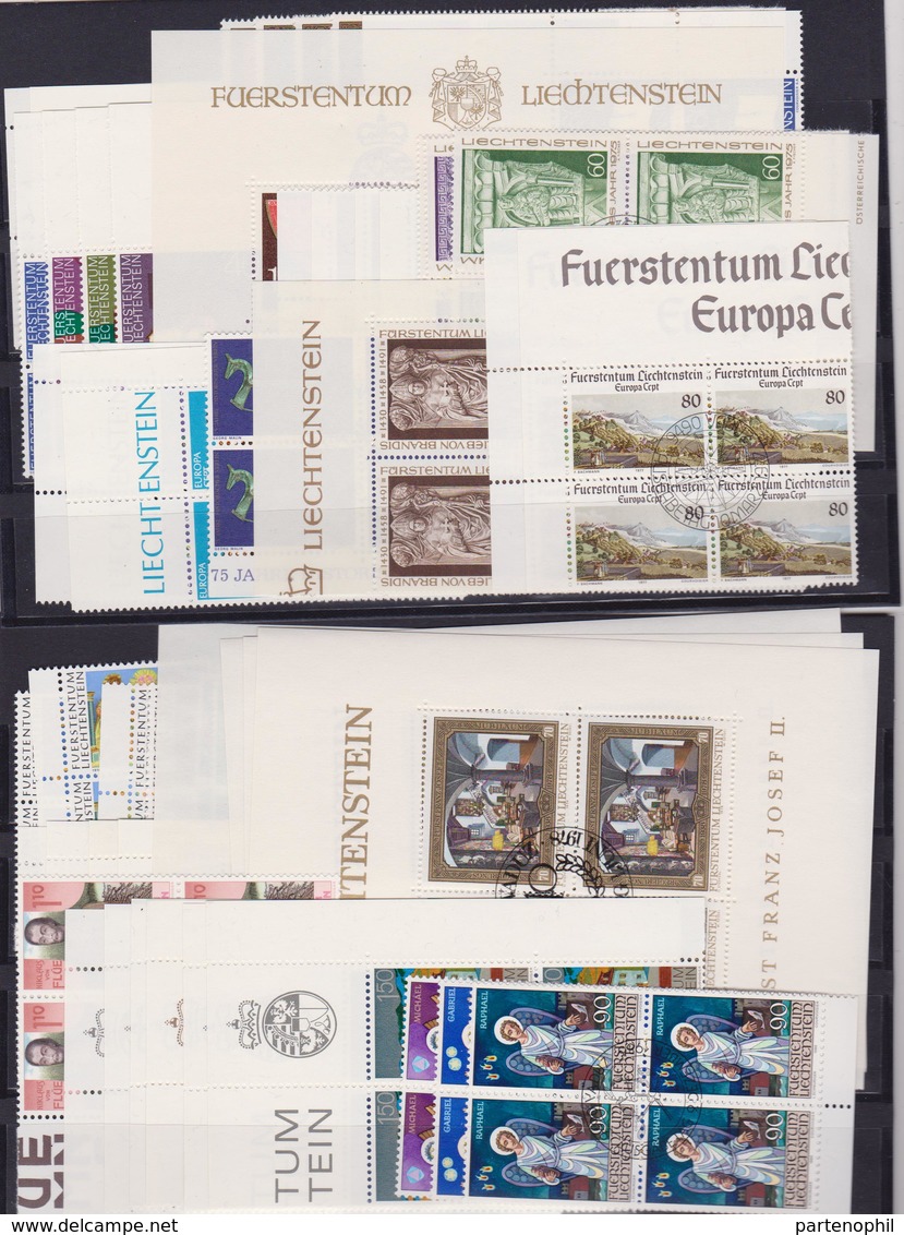 Liechtenstein Lotto In Serie Complete Usati Cat. € 420 - Cpl. Used - Collections