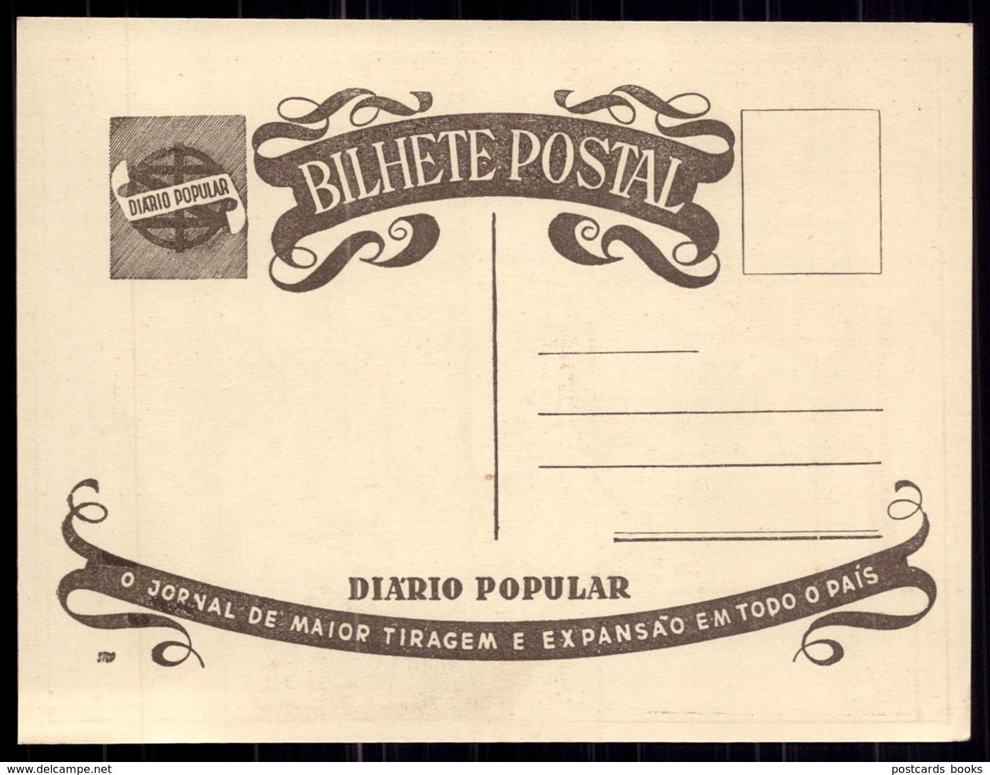 EMPREGADO LOJA Vendedor Balcão. Postal Ilustrado De STUART CARVALHAIS Edição Do Jornal DIARIO POPULAR - Lisboa