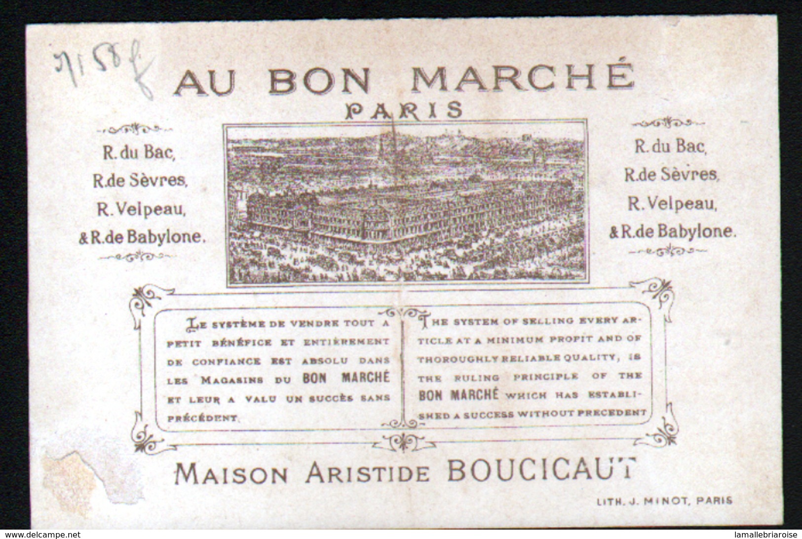 Chromo Au Bon Marche, MI 55, Arlecchino E Pulcinella, Arlequin, Vous Faites Le Diable à Quatre - Au Bon Marché