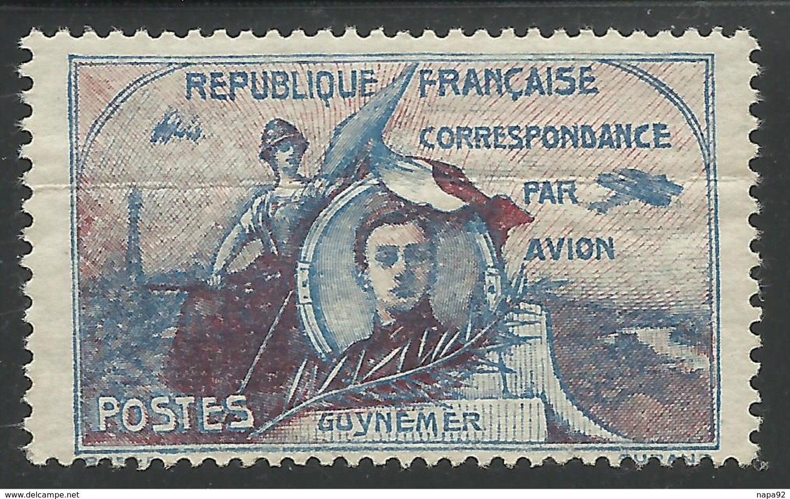 FRANCE 1920 - PRECURSEUR DE LA POSTE AERIENNE - GUYNEMER - Premiers Vols