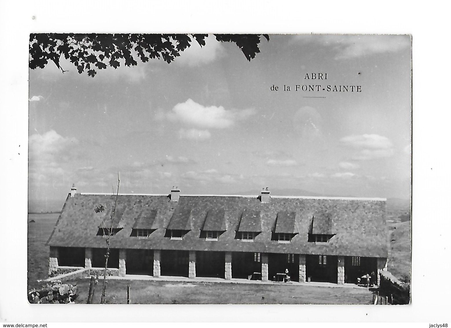 Abri De La FONT-SAINTE Près Ste Hyppolite  ( Carte Photo 15 )  -   L  1 - Autres & Non Classés