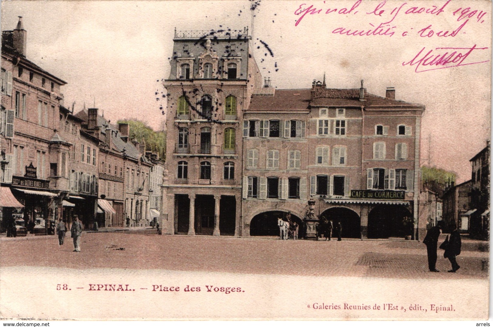 FR88 EPINAL - 58 - Place Desvosges - Animée - Belle - Epinal