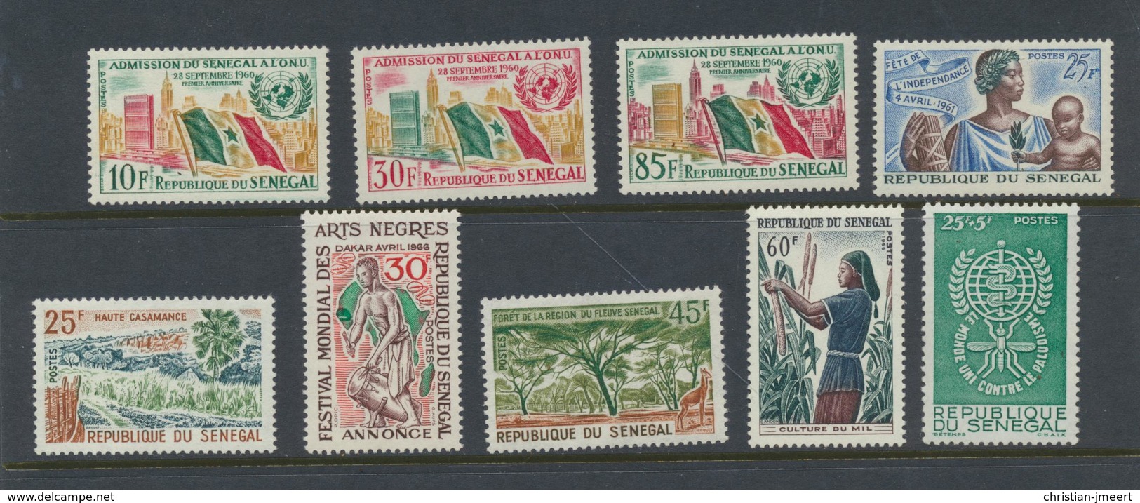 Senegal 19 Timbres MNH XX - Sénégal (1960-...)