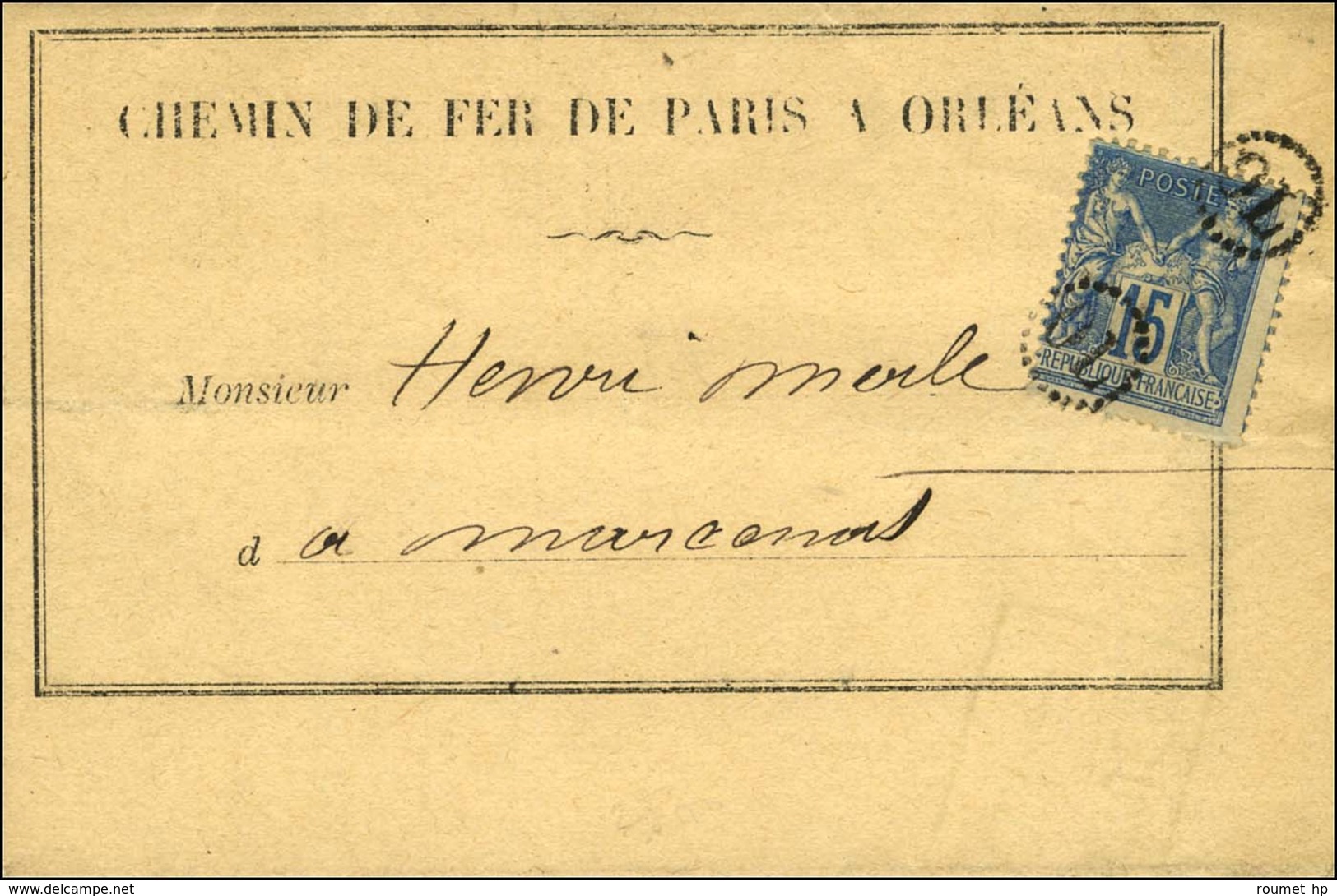 OL (2 Frappes) / N° 90 Sur Lettre De Neussargues Pour Marsenat (Cantal). 1891. - SUP. - 1876-1878 Sage (Type I)