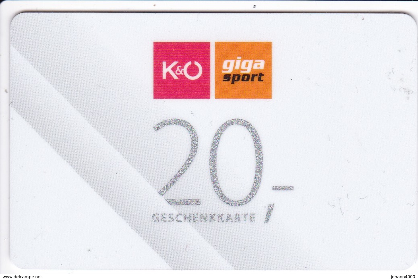 Geschenkkarte Giga Sport  Gift - Gift Cards