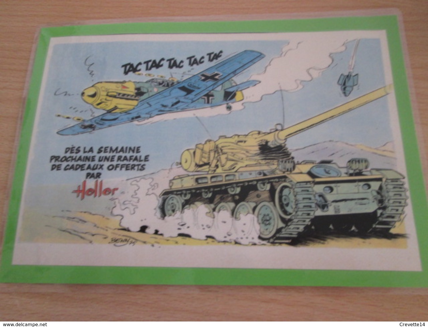 HELLER Me109 Et AMX13  PUBLICITE  1/2 Page De Revue Des Années 70/80 Plastifiée Par Me - France