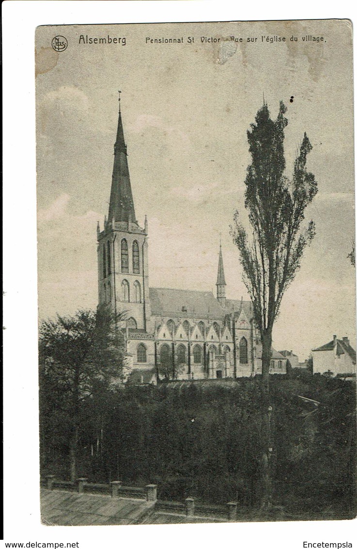 CPA - Carte Postale Belgique -Alsenberg Pensionnat Du Village -Rue De L'Eglise- VM235 - Beersel