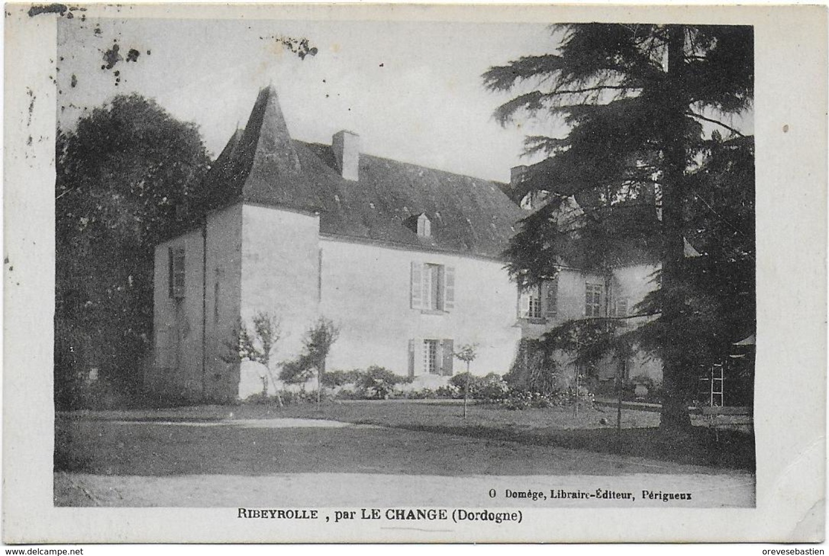 CPA - RIBEYROLLE PAR LE CHANGE ( DORDOGNE ) - 1931 - Other & Unclassified