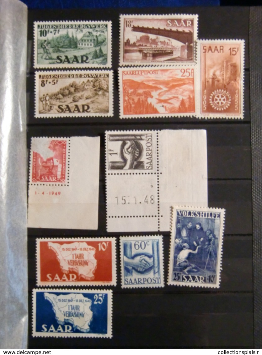 LIQUIDATION FRANCE ET COLONIES DANS UN CARTON PLUSIEURS COLLECTIONS AVANT DERNIER LOT