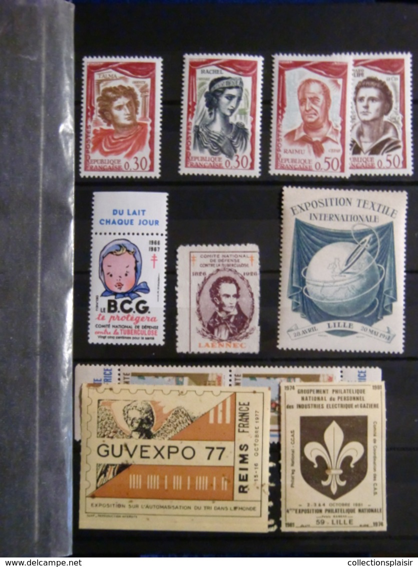 LIQUIDATION FRANCE ET COLONIES DANS UN CARTON PLUSIEURS COLLECTIONS AVANT DERNIER LOT