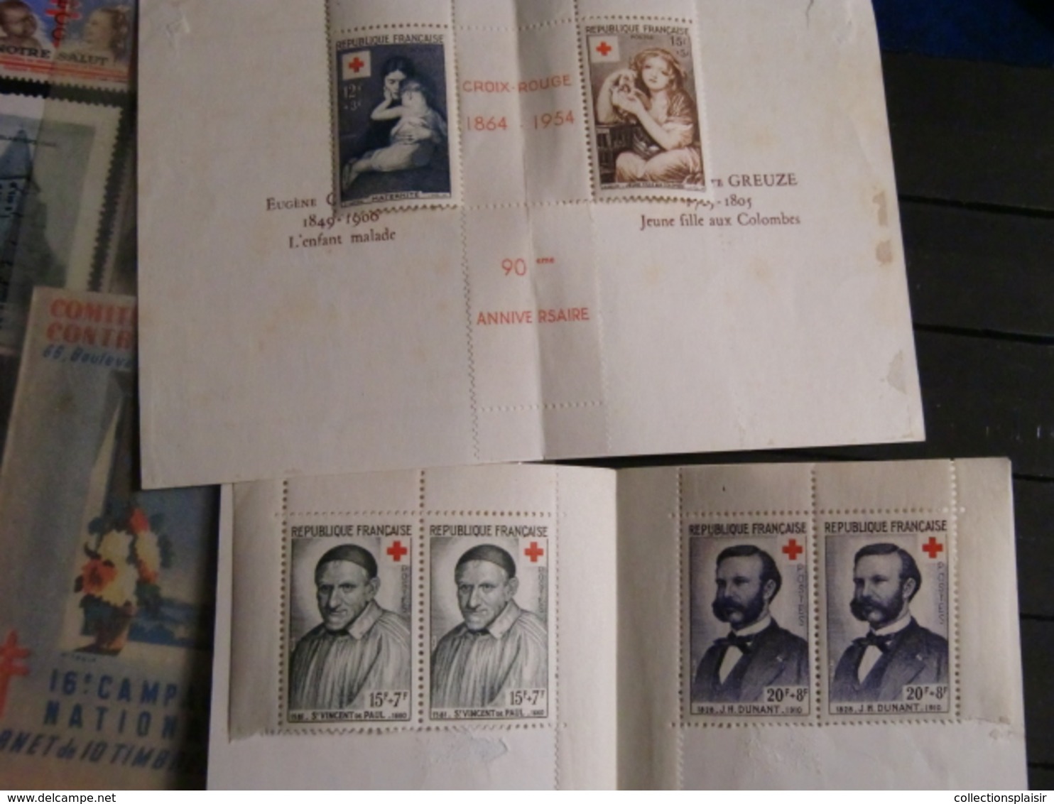 LIQUIDATION FRANCE ET COLONIES DANS UN CARTON PLUSIEURS COLLECTIONS AVANT DERNIER LOT