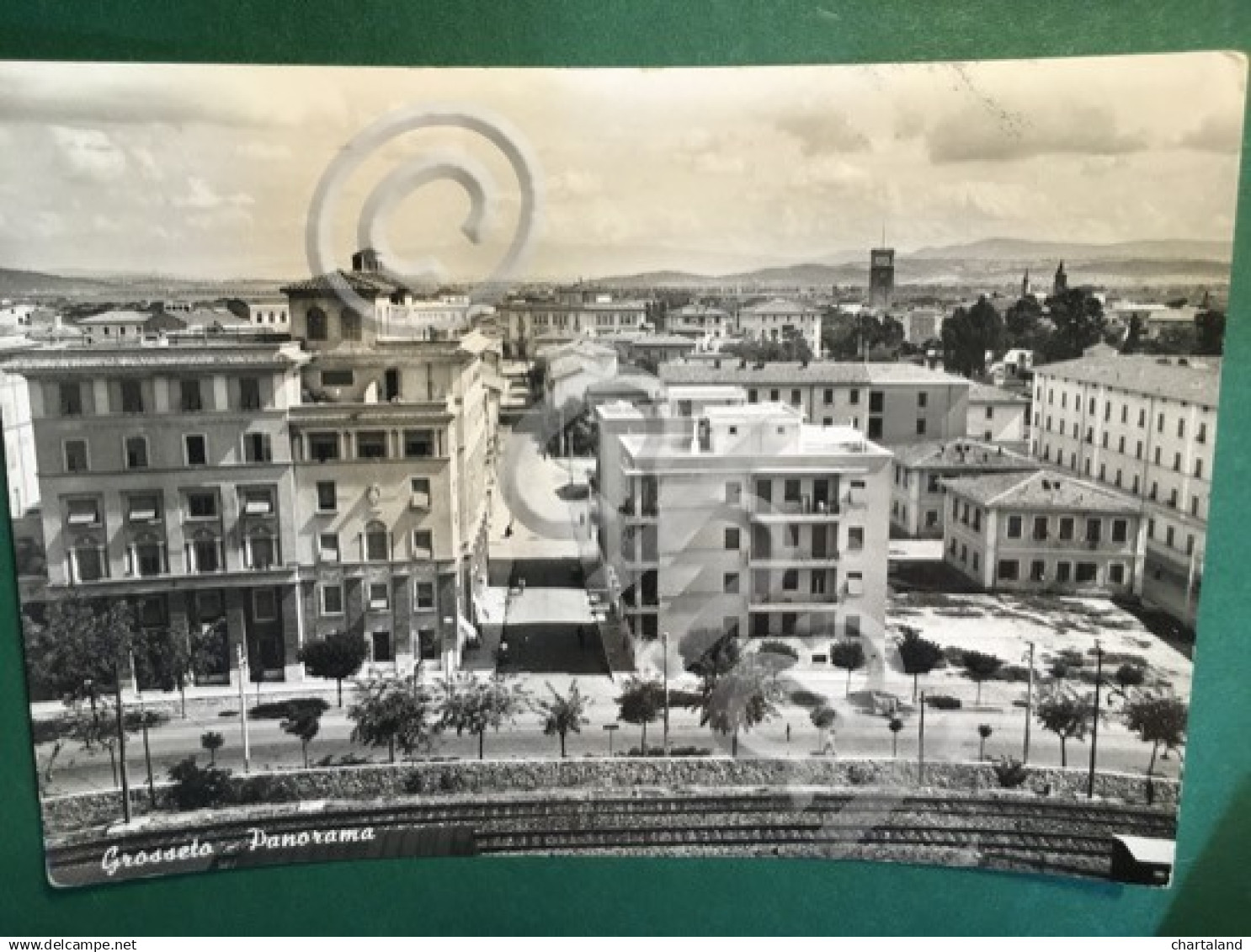 Cartolina Grosseto - Panorama - 1953 - Grosseto