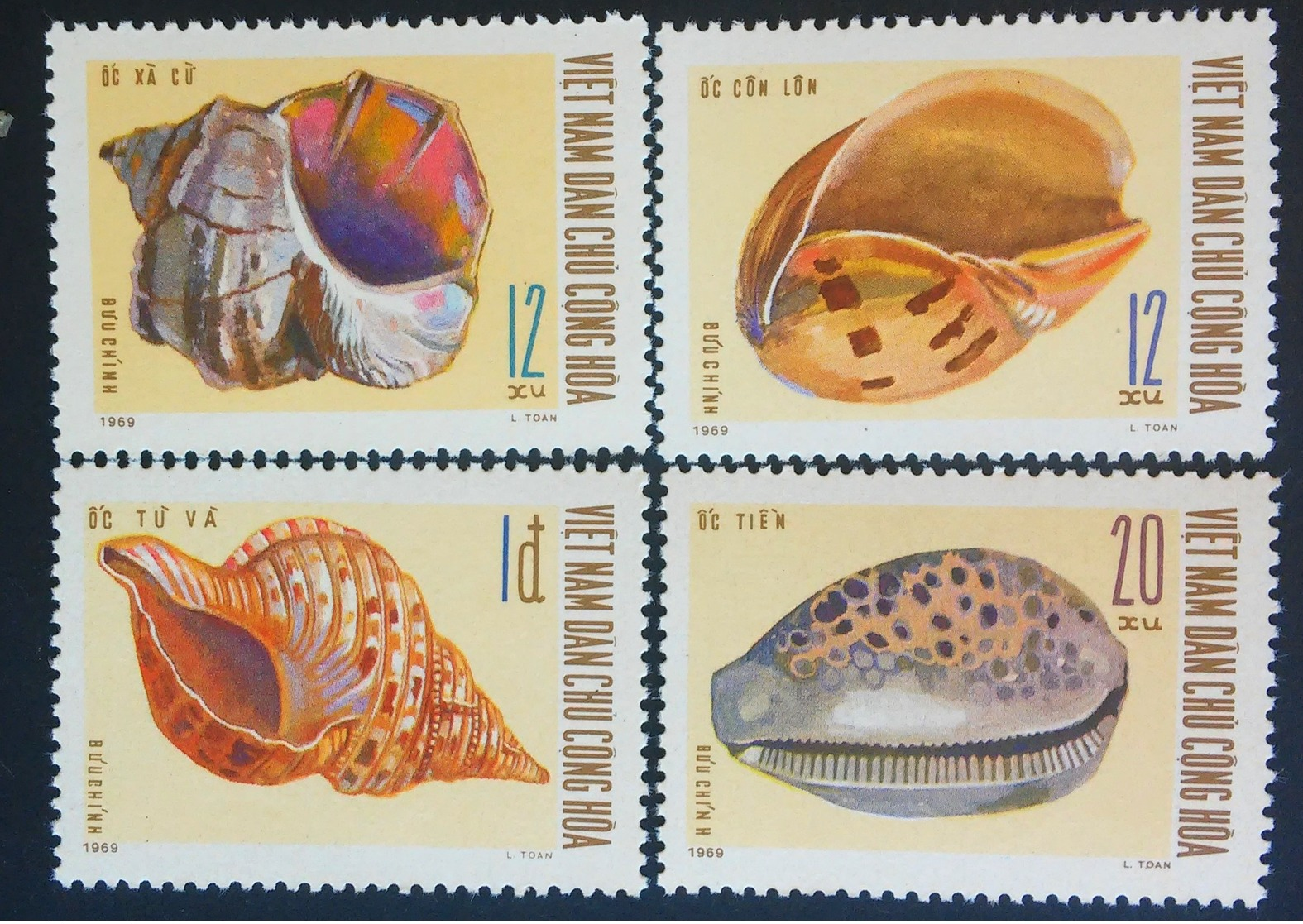 Vietnam 1970**Mi.610-13 Shells , MNH [7II;17] - Vietnam