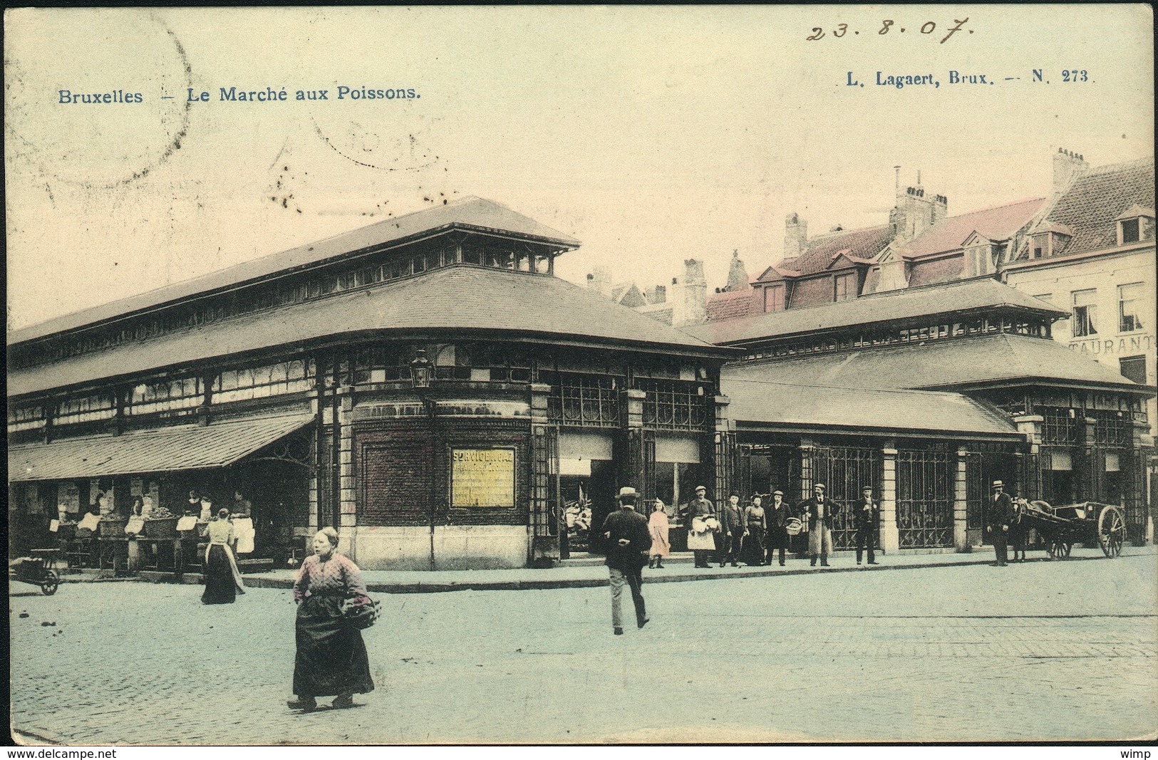 Bruxelles : Le Marché Aux Poissons - Marktpleinen, Pleinen