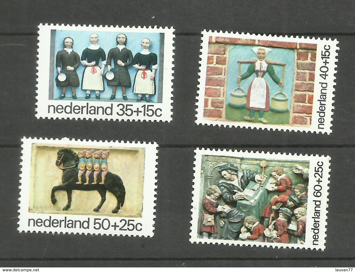 Pays-Bas N°1030 à 1033 Neufs**  Cote 3.75 Euros - Unused Stamps