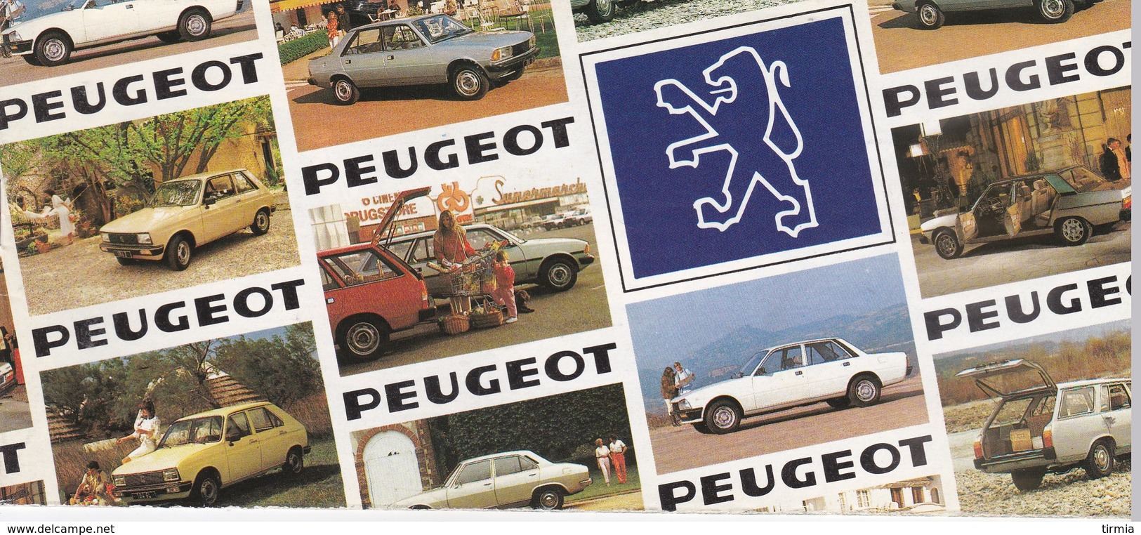 Catalogue - Peugeot,1982 - Voitures