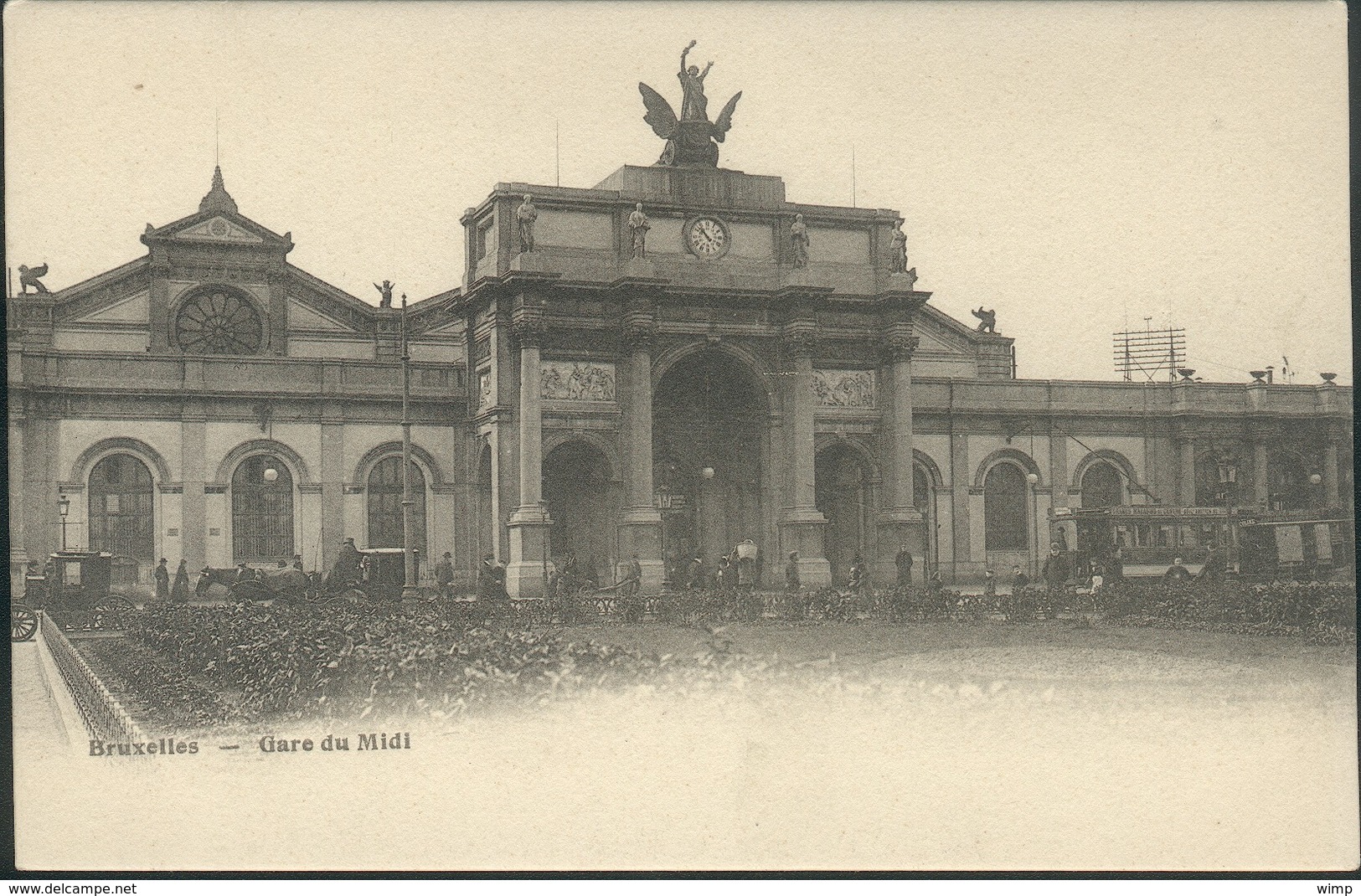 BRUXELLES :  La Gare Du Midi - Spoorwegen, Stations