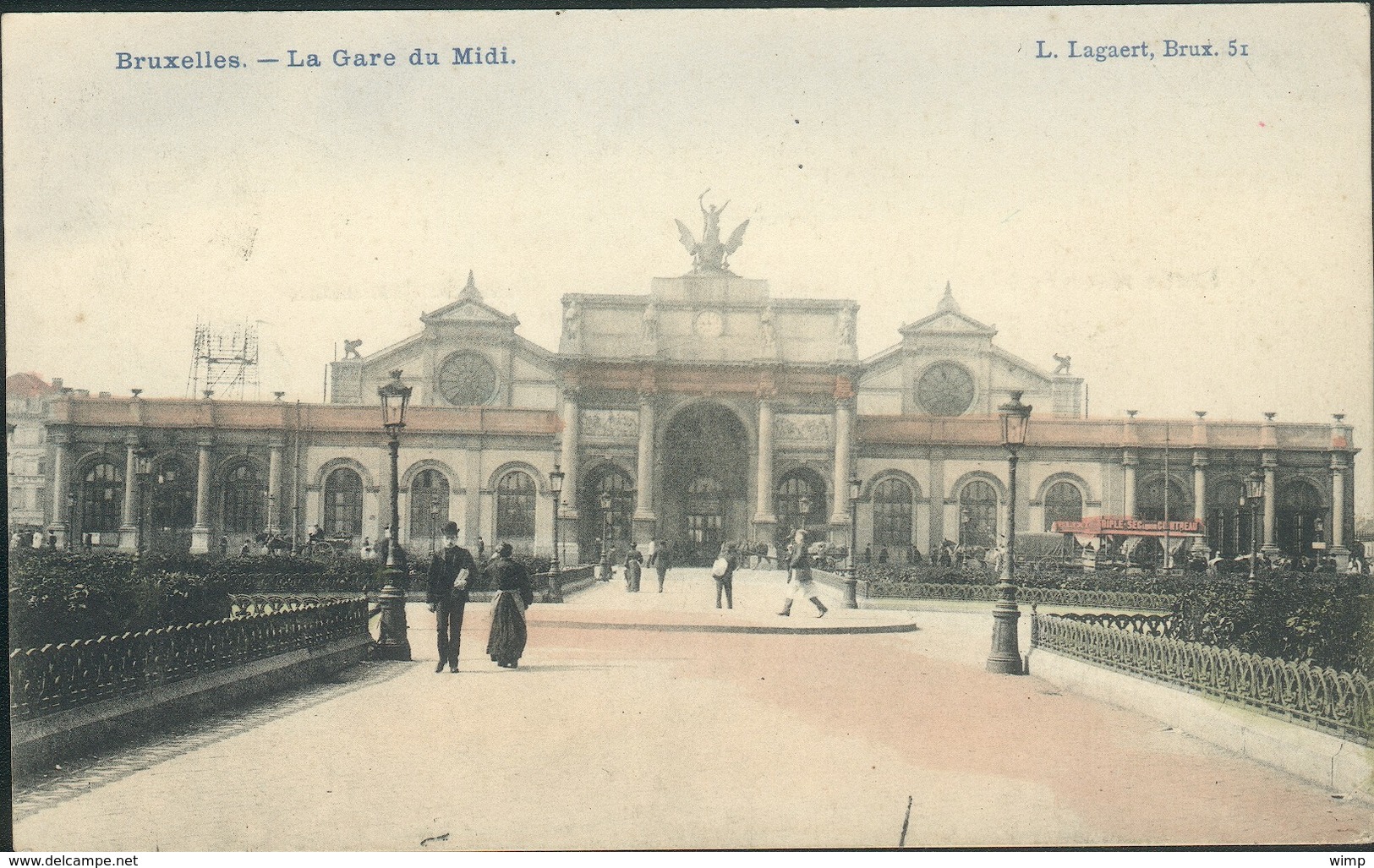 BRUXELLES :  La Gare Du Midi - Spoorwegen, Stations