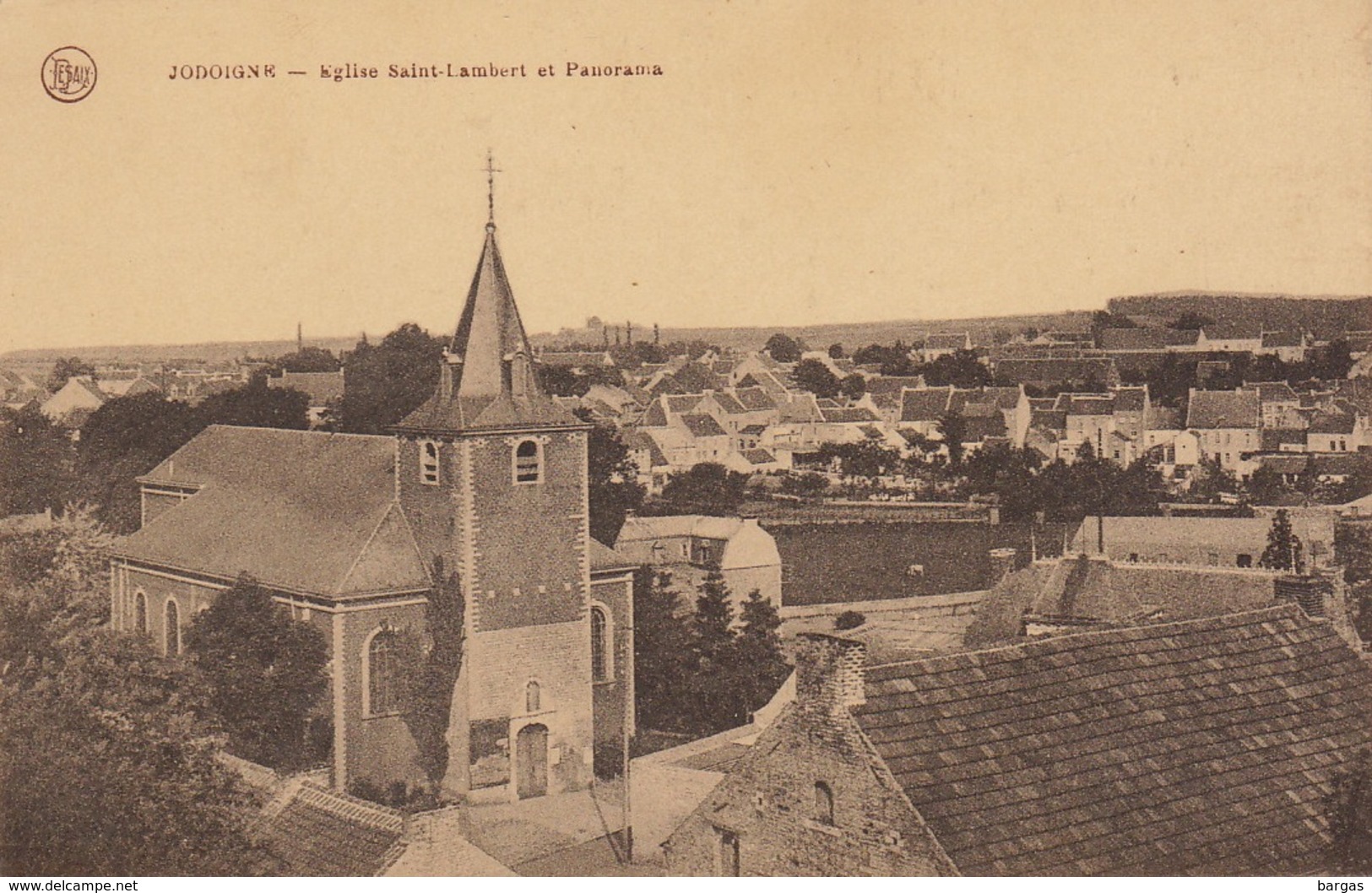 Jodoigne Eglise Saint Lambert Et Panorama - Geldenaken