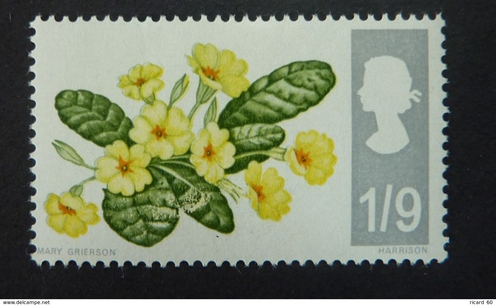 Timbres Neufs** De Grande Bretagne, N°470 Yt,fleurs, Primevère - Neufs