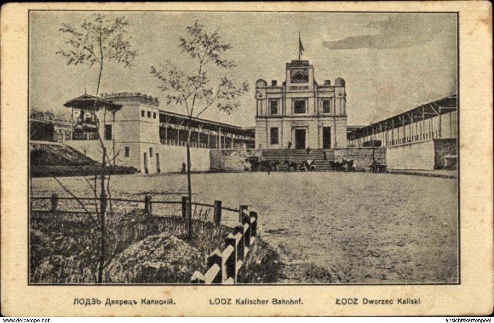 Cp Lodz Lodsch Polen, Kalischer Bahnhof, Dworzec Kaliski - Eisenbahnen