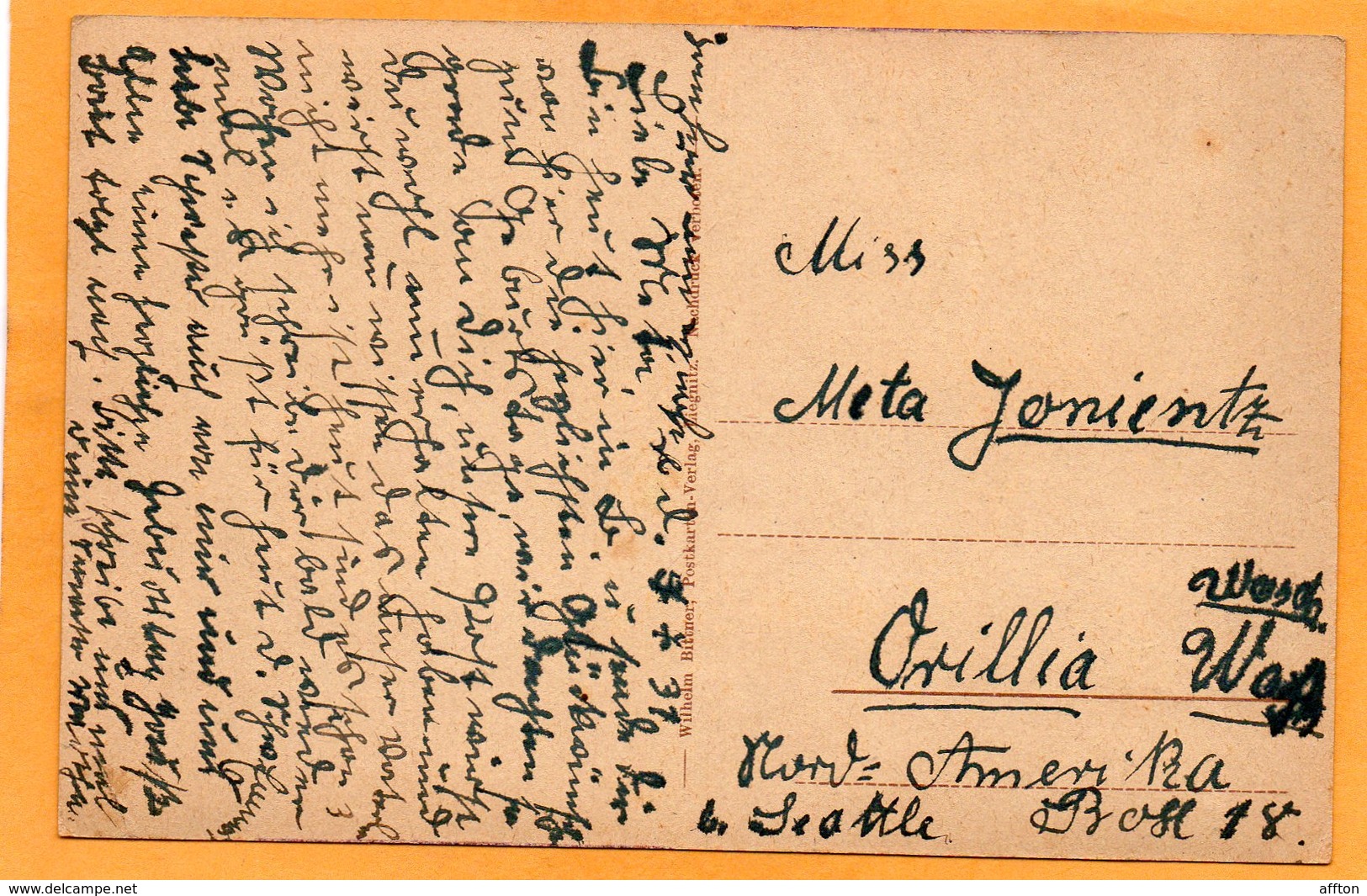 Bienowitz Bei Liegnitz Legnica Poland 1920 Postcard - Poland