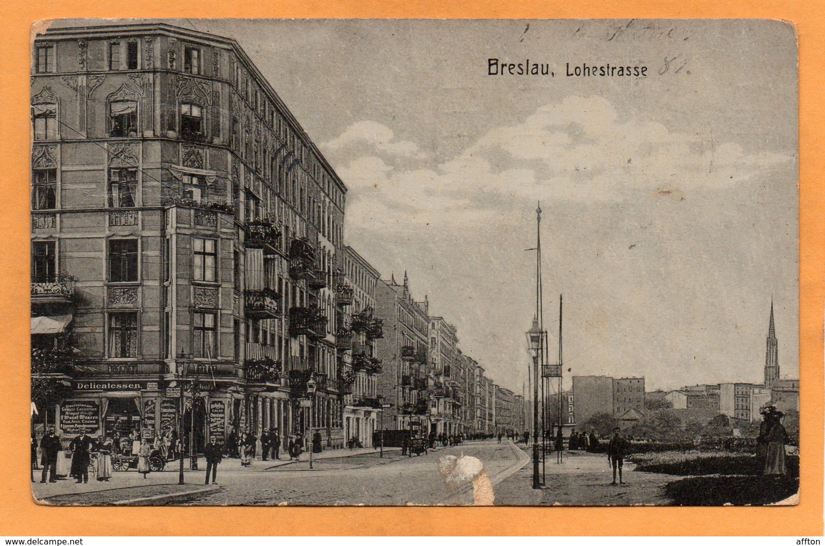 Breslau Wroclaw Lohestrasse Poland 1911 Postcard - Poland