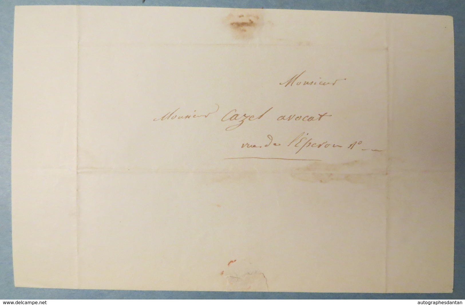 L.A.S 1846 Signée "PETIT DEVAUCELLE" - Banquet Anciens élèves Collège De TROYES - Cazel Avocat - Lettre Autographe LAS - Autres & Non Classés