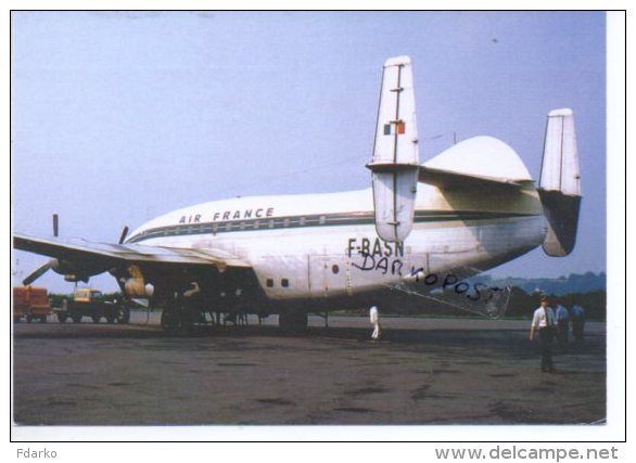 Air France Airlines BREGUET 763 Provence Aereo Avion Aircraft Aviation Aiplane - 1946-....: Ere Moderne