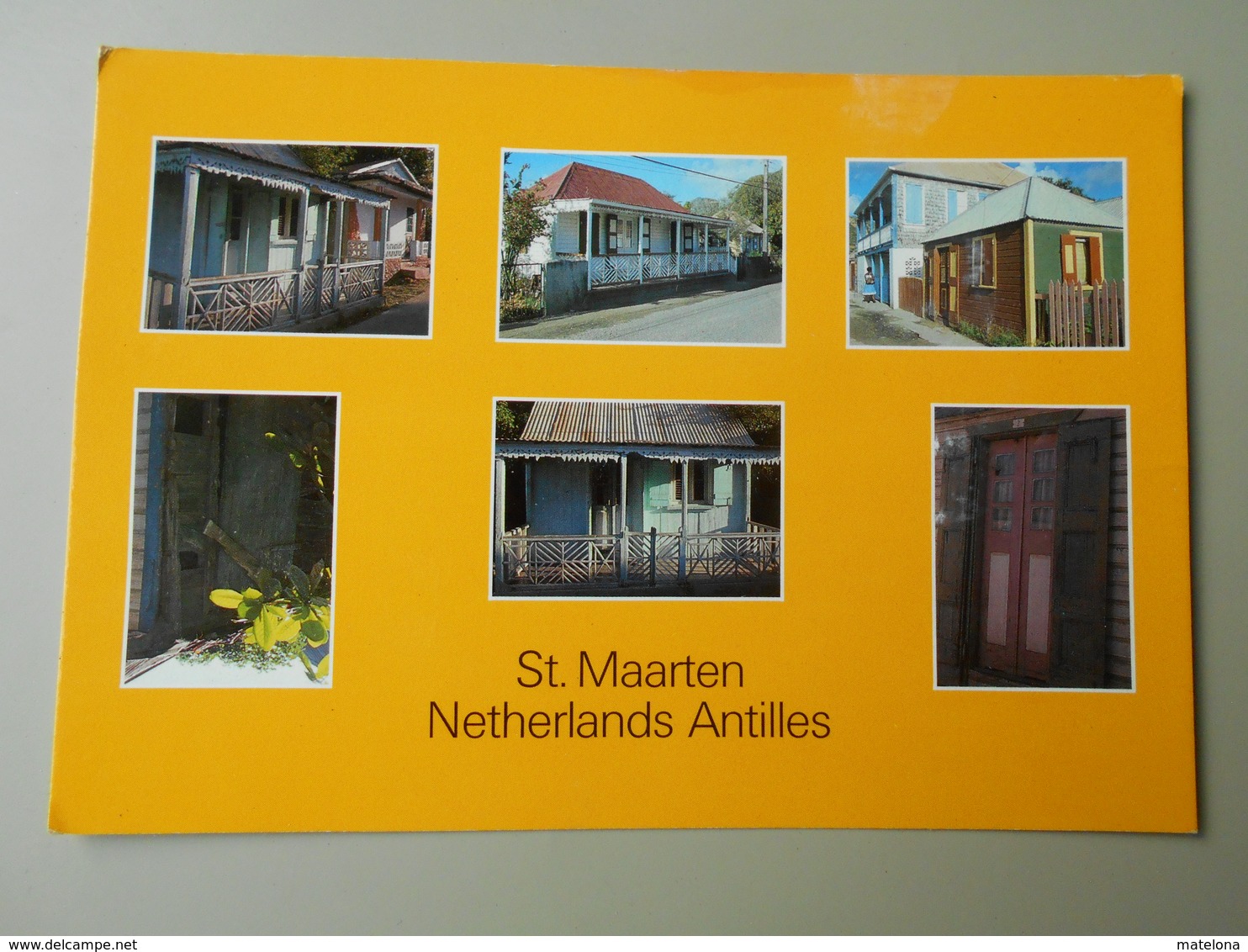 ANTILLES NEERLANDAISES ST. MAARTEN / ST. MARTIN WEST INDIES HOUSES.... - Sint-Marteen