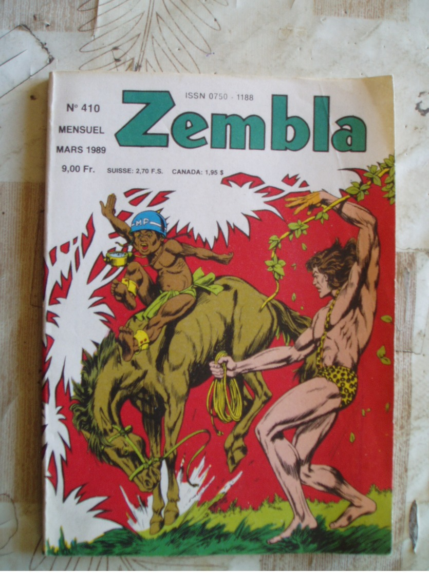 ZEMBLA NO 410- 1989- AVEC RC COMPLET GUN GALLON.ED.LUG - Zembla