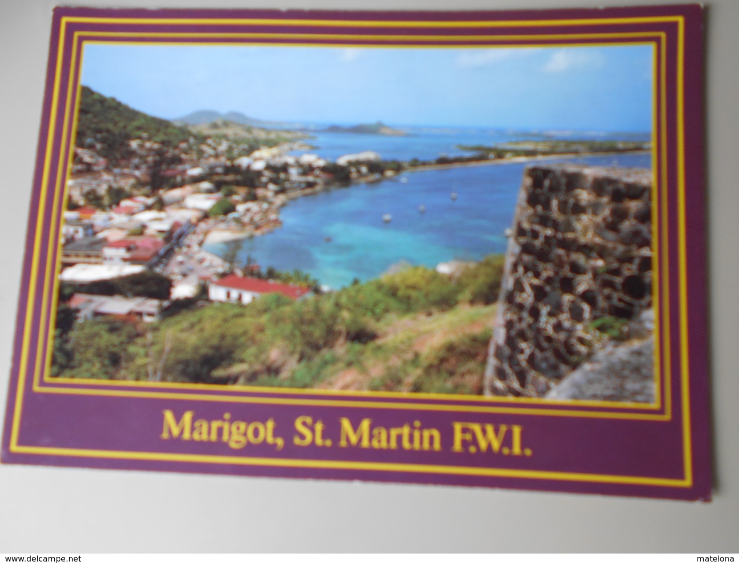 ANTILLES NEERLANDAISES ST. MAARTEN / ST. MARTIN WEST INDIES FROM THE OLD STONES OF FORT MARIGOT.... - Saint-Martin
