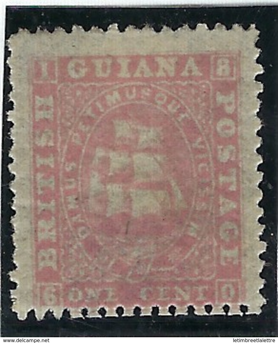 ⭐ Colonie Anglaise - Guiana - YT N° 20 * - Neuf Avec Charnière ⭐ - Brits-Guiana (...-1966)