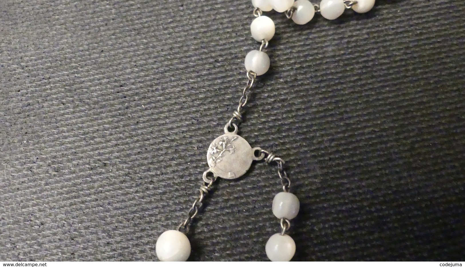 Chapelet  Ancien En Nacre - Necklaces/Chains
