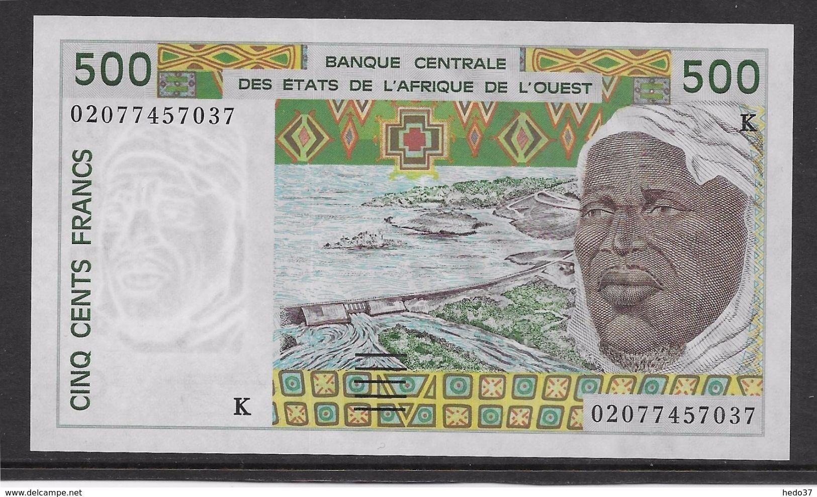 Sénégal - 500 Francs 2002 - Pick N°710Km - Neuf - Sénégal