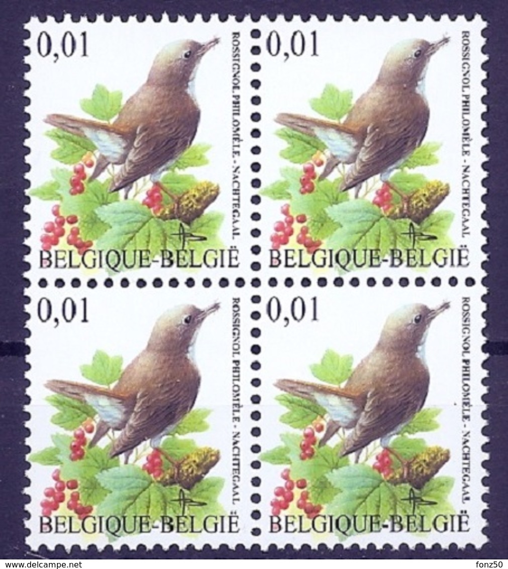 BELGIE * Buzin * Nr 3264 * Postfris Xx * WIT  PAPIER - 1985-.. Pájaros (Buzin)