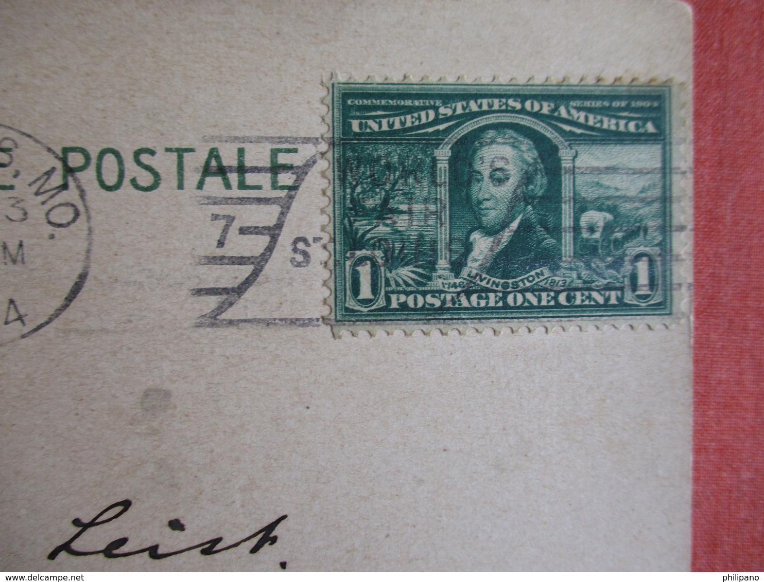 Swedish Homestead St Louis 1904 Exposition ---Oscar & Roosevelt- Has Stamp & Cancel   Ref 3152 - Exhibitions