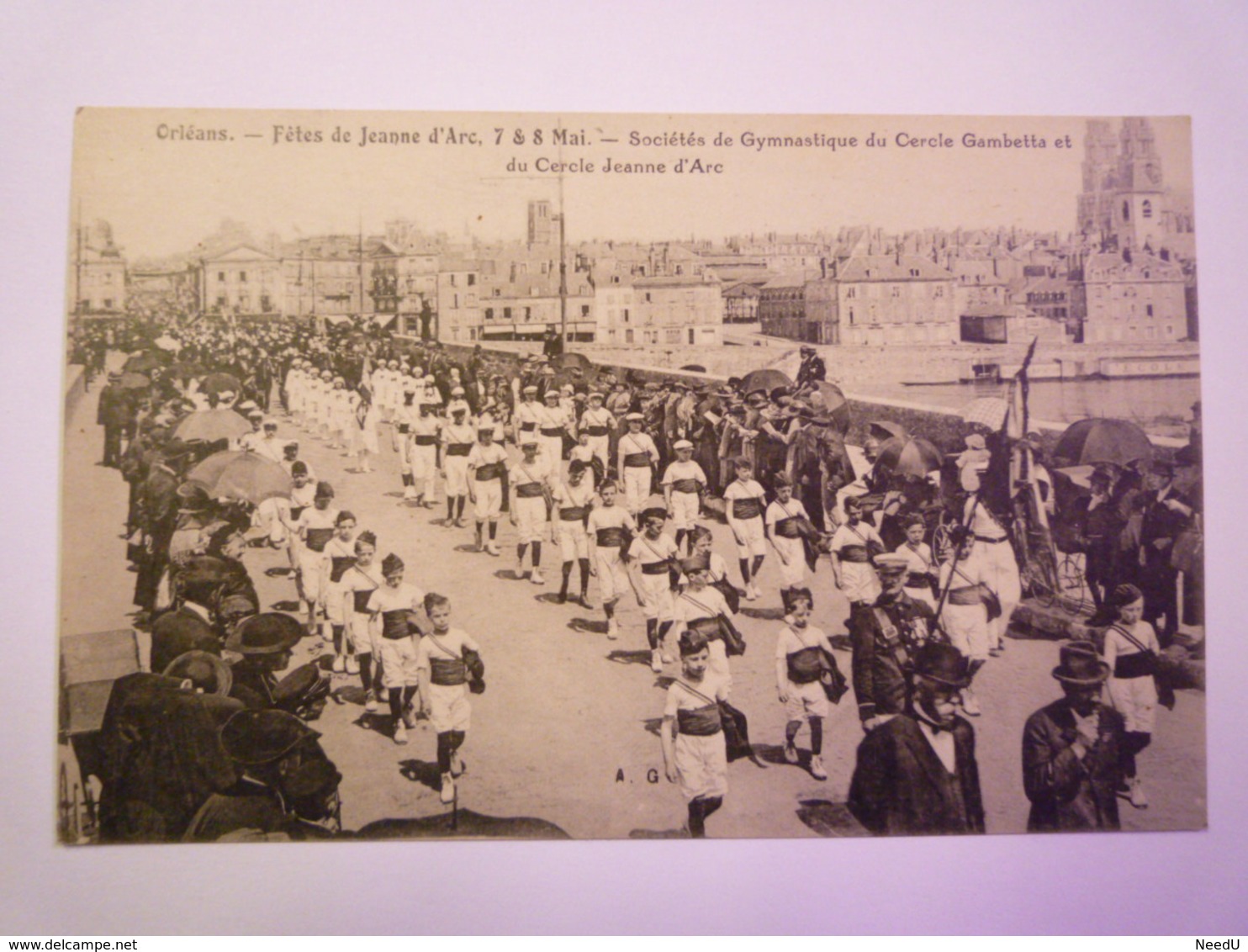 GP 2019 - 68  Fêtes Jeanne D'ARC  1922  -  Sociétés De Gymnastique Du Cercle Gambetta    XXX - Orleans