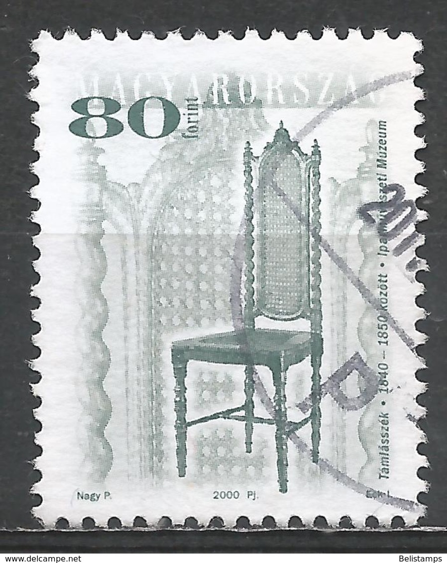 Hungary 2000. Scott #3720 (U) Antique Furniture, 1840-50 Chair - Oblitérés