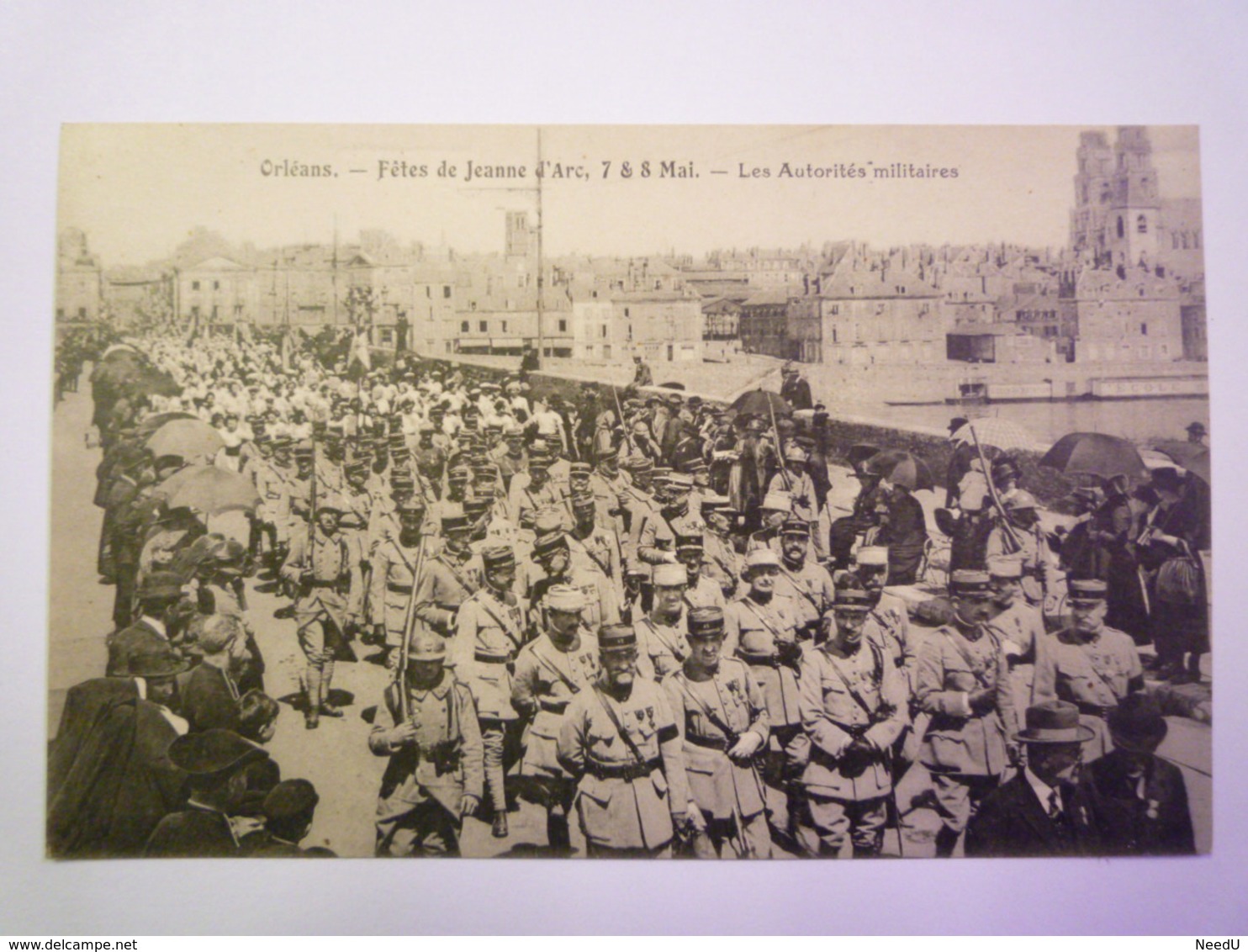 GP 2019 - 70  Fêtes Jeanne D'ARC  1922  -  Les Autorités Militaires    XXX - Orleans