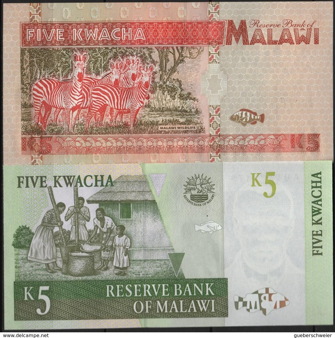 B 73 - MALAWI Lot De 2 Billets état Neuf - Malawi