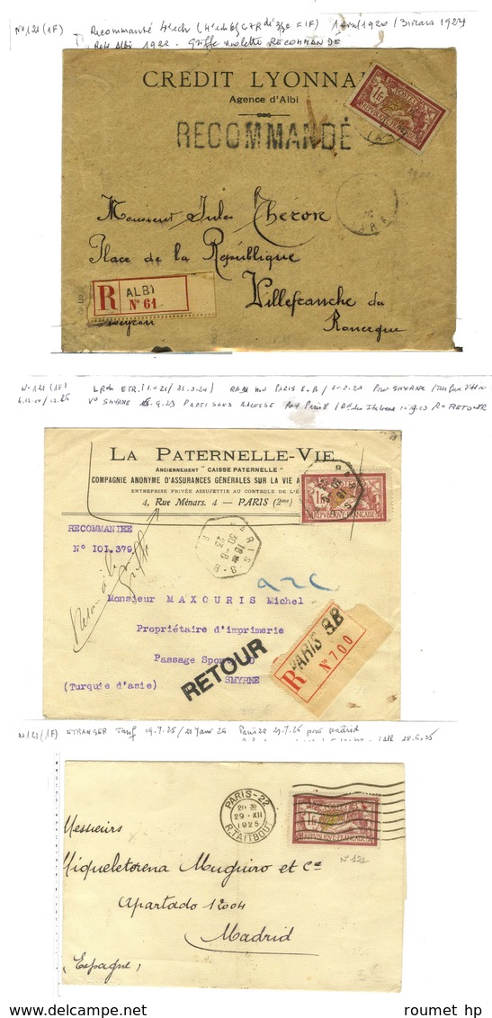 Lot De 14 Lettres Affranchies Au Type Merson. - TB. - Collections