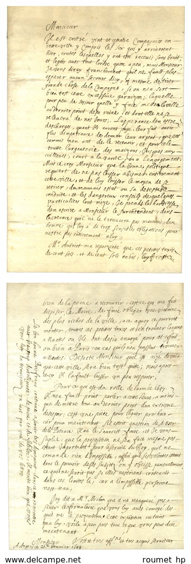 [MAILLÉ-BRÉZÉ Urbain De, Marquis De Brézé (1597-1650), Maréchal De France]. - Other & Unclassified