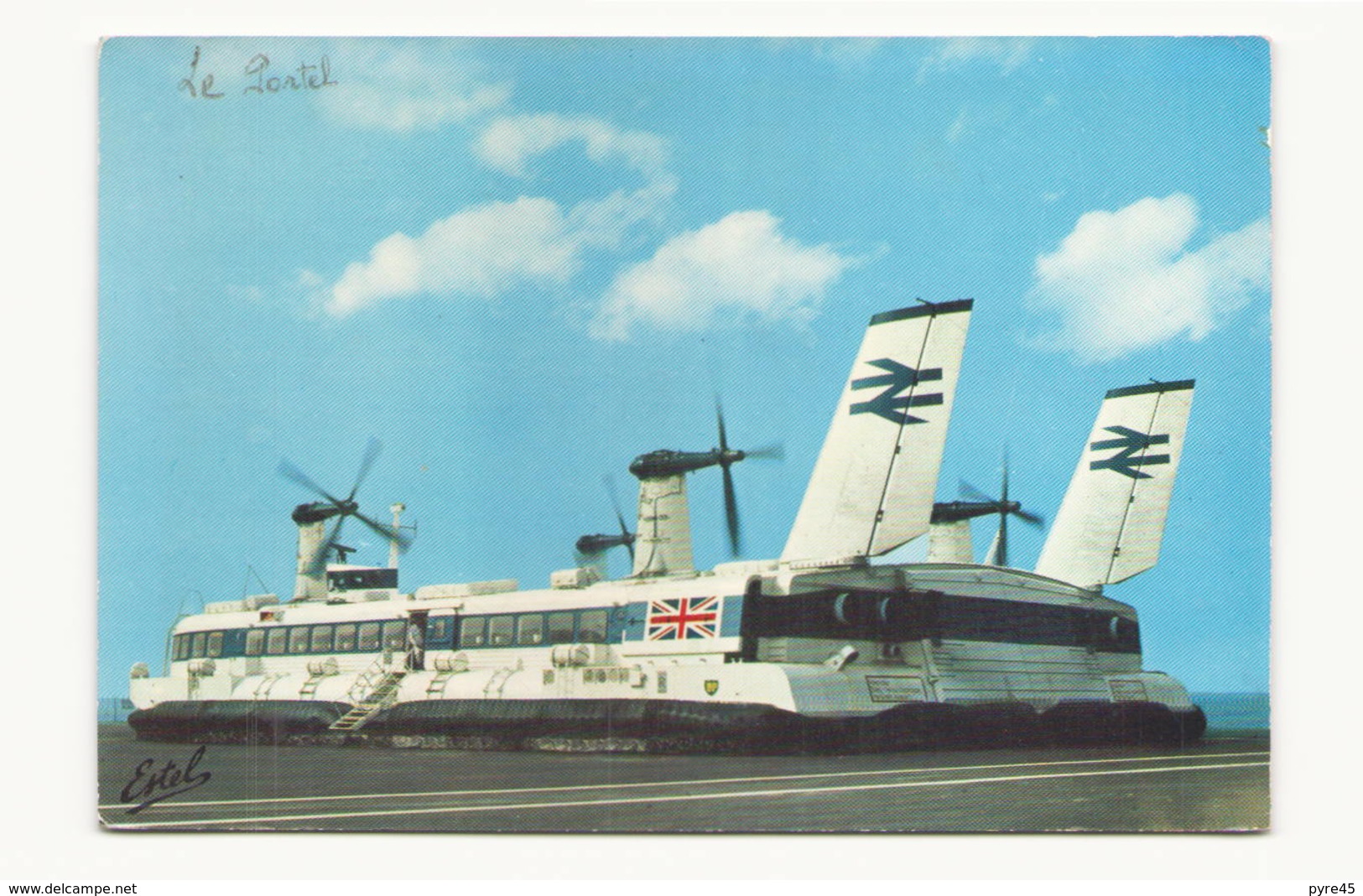 BOULOGNE LE PORTEL L AEROGLISSEUR BRITANNIQUE HOVERCRAFT - Aéroglisseurs