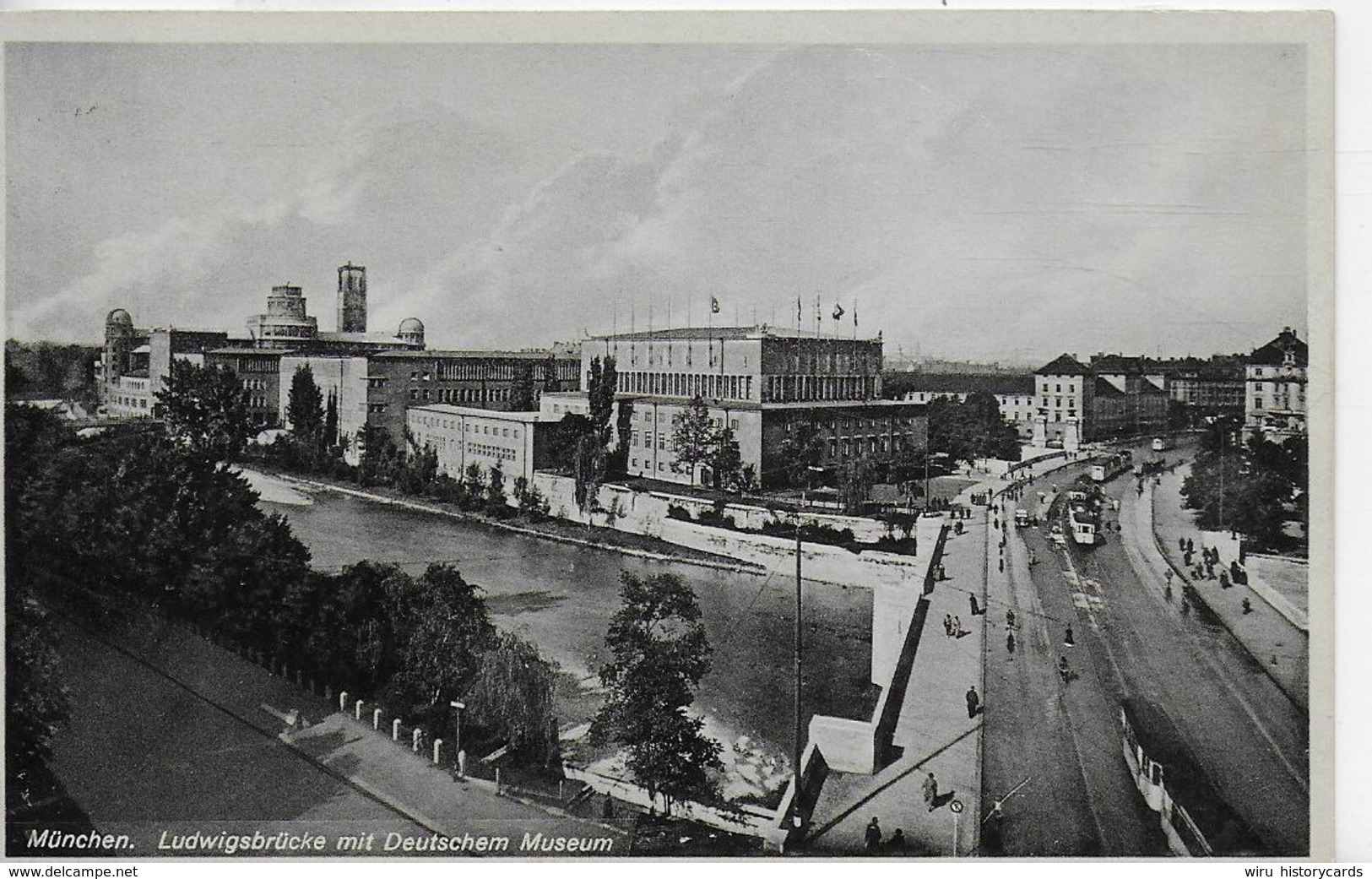 AK 0151  München - Ludwigsbrücke Mit Deutschem Museum / Feldpost Um 1941 - München