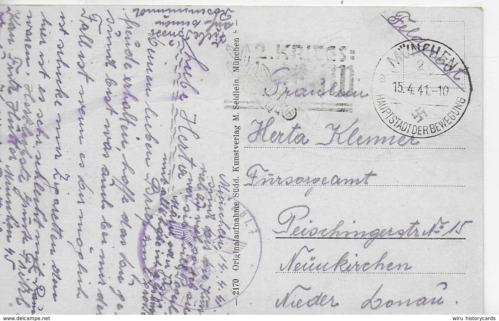 AK 0151  München - Ludwigsbrücke Mit Deutschem Museum / Feldpost Um 1941 - München