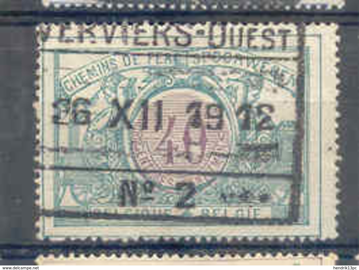 K554 -België Spoorweg Chemin De Fer Stempel VERVIERS - Autres & Non Classés