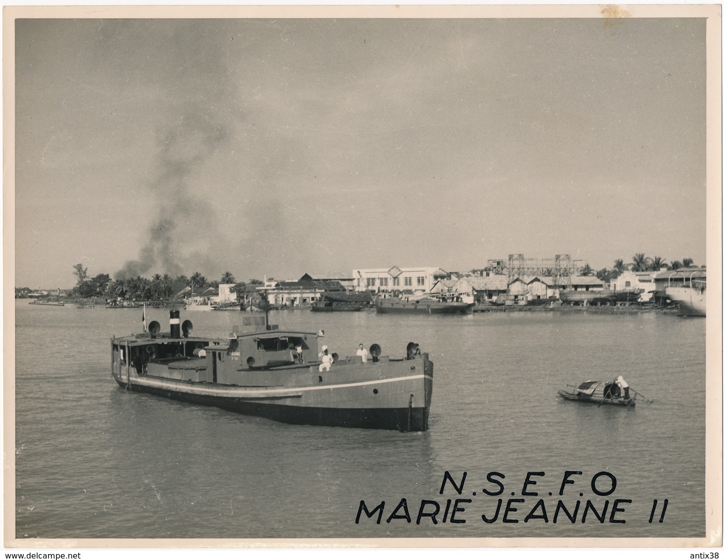 I47 - N° 61 - MILITARIA - Guerre D'Indochine - Péniche De Ravitaillement Marie-Jeanne - Guerre, Militaire